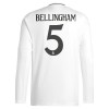 Oficiální Fotbalový Dres s Dlouhý Rukáv Real Madrid Bellingham 5 Domácí 2024-25 pro Muži